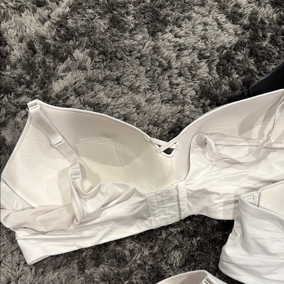 Torrid Black and White Full-Coverage Bras with Adjustable Straps - Picture 8 of 10